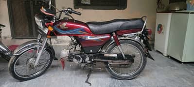 Honda CD 70 ,,70cc 2017 model or 2019 ky original tanki tappy install