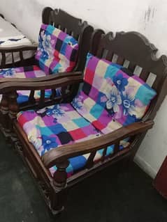 puer wooden sofa set