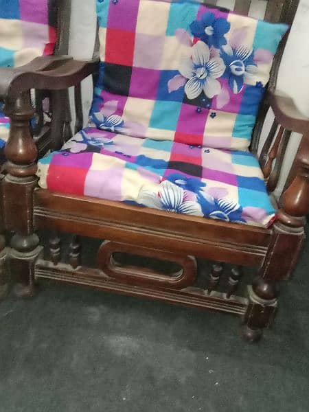 puer wooden sofa set 4