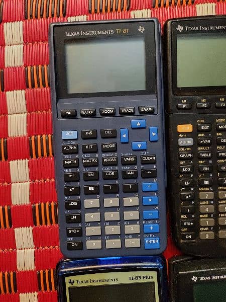 TEXAS INSTRUMENTS TI-83 PLUS GRAPHIC GRAPHING CALCULATORS IMPORTED USA 9