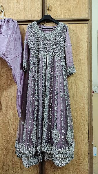 beautiful bridal lilac color maxi for sale 1