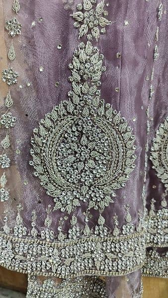 beautiful bridal lilac color maxi for sale 5