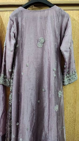 beautiful bridal lilac color maxi for sale 8