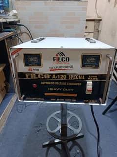 FILCO AUTOMATIC VOLTAGE STABILIZER MODEL: A-120 SPECIAL