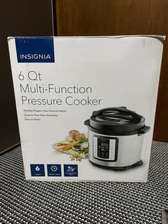 Insignia - 6qt Multi-Function Pressure Cooker - Stainless Steel 0