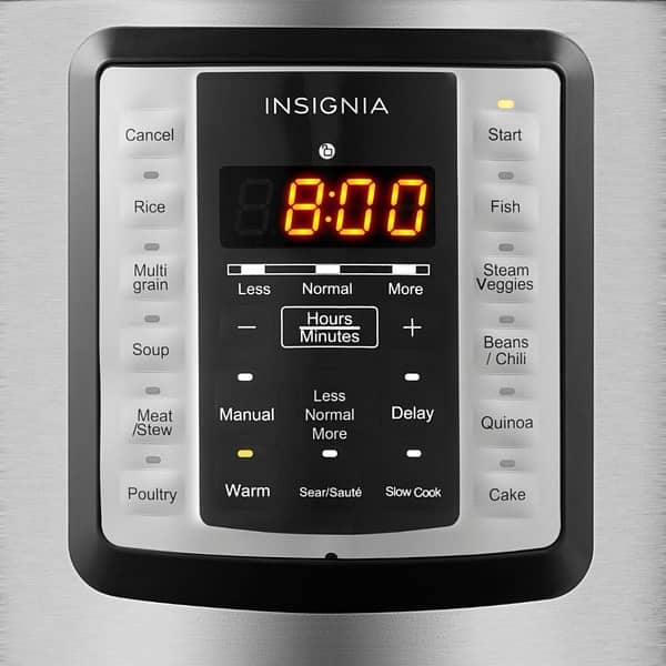 Insignia - 6qt Multi-Function Pressure Cooker - Stainless Steel 3