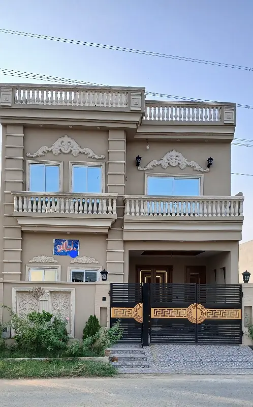 5 Marla Brand New House For Sale Al Kabir Town Phase-2 E Block Main 150 Feet Back Good Location 4 Bedrooms With Attached Bathroom Double Kitchen D. Room TV. Lounge Tiles Flowers Solid Wood Works Direct Deal With House Owner More Information Cal Now