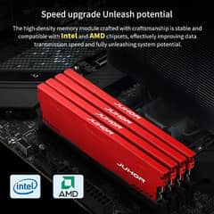 New 8GB DDR3 1600 MHz Juhor Ram For Gaming Desktop and PC