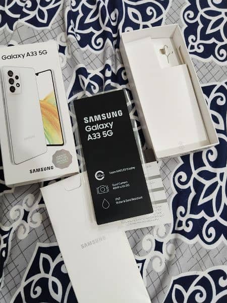 Samsung galaxy A33 5g 8 / 128 . A1 condition like us new with box . 2