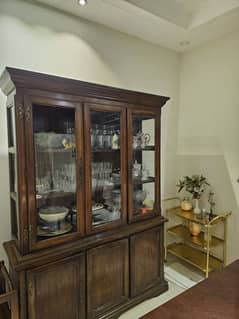 Showcase large wooden cabinet 0