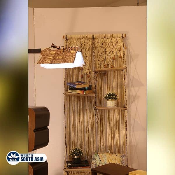 Macrame book shelves hangings 0