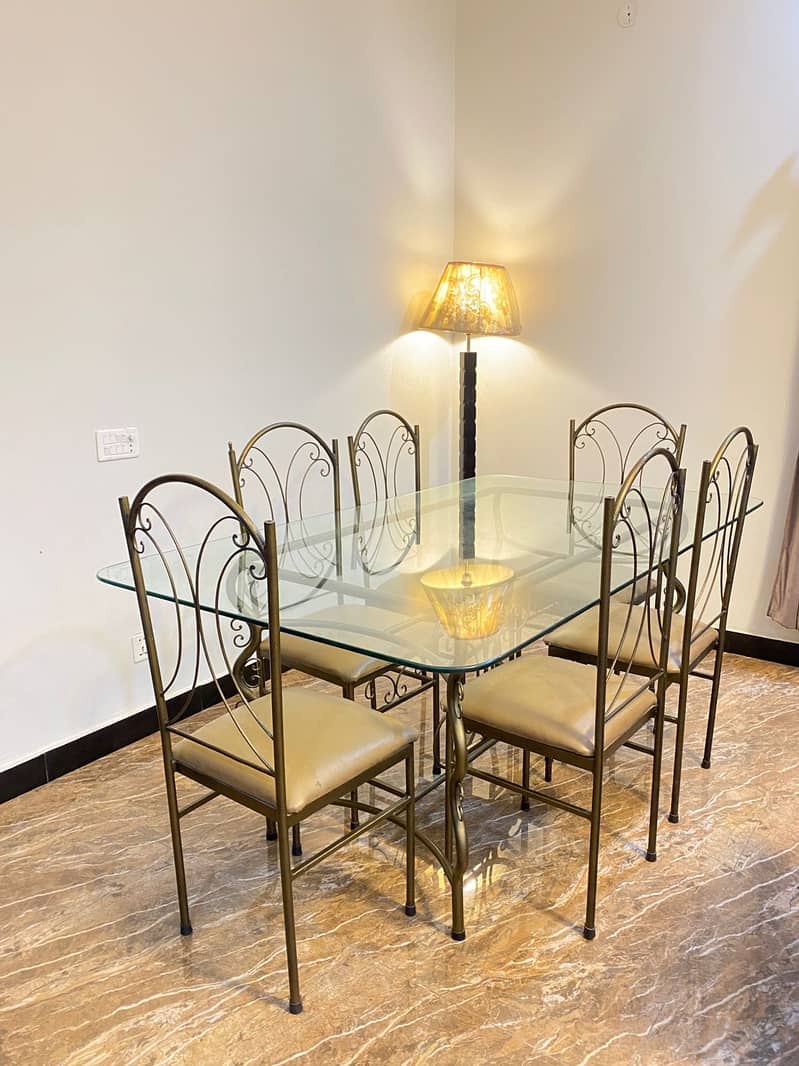 Dining table with 6 chairs 2