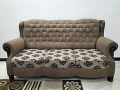 Sofa for sale 6 seater set 3+2+1 with free Turkish rug