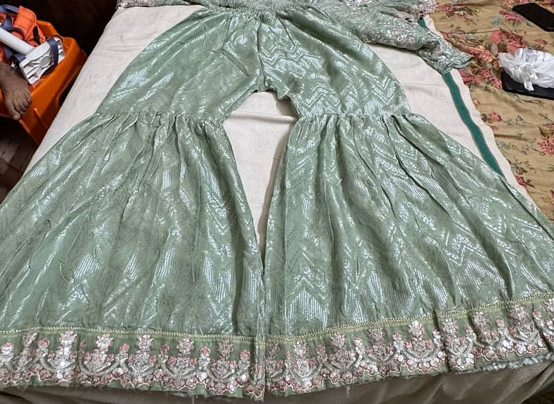 frock with gharara for sale 2