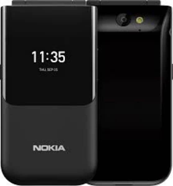 For Sale: Nokia 2720 Flip (Black) - Excellent Condition 1