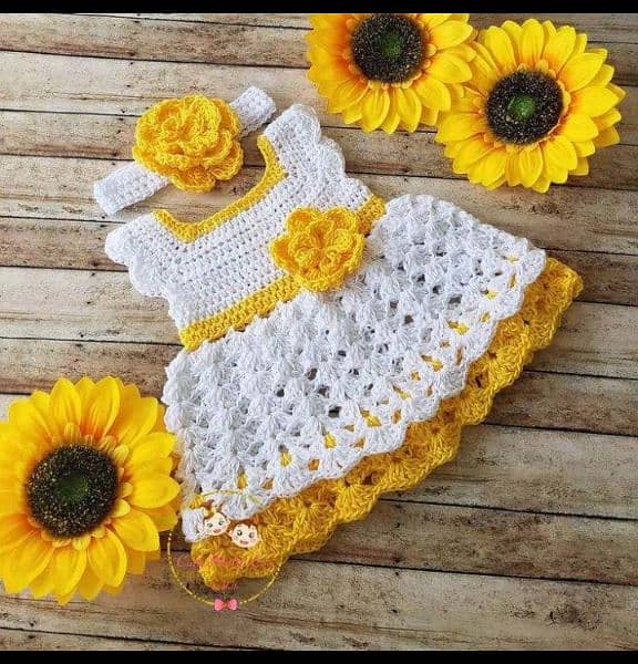 baby crochet dress / winter collection 16