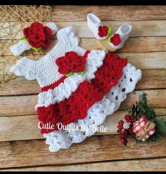 baby crochet dress / winter collection 18