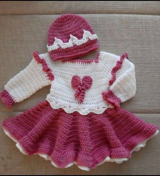 baby crochet dress / winter collection 19