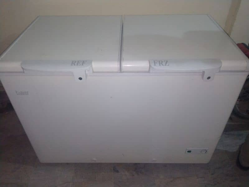 Haier double door deep freezer 1