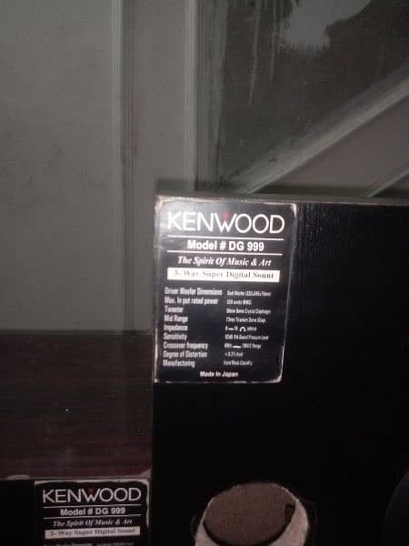 Kenwood Model#DG 999 5