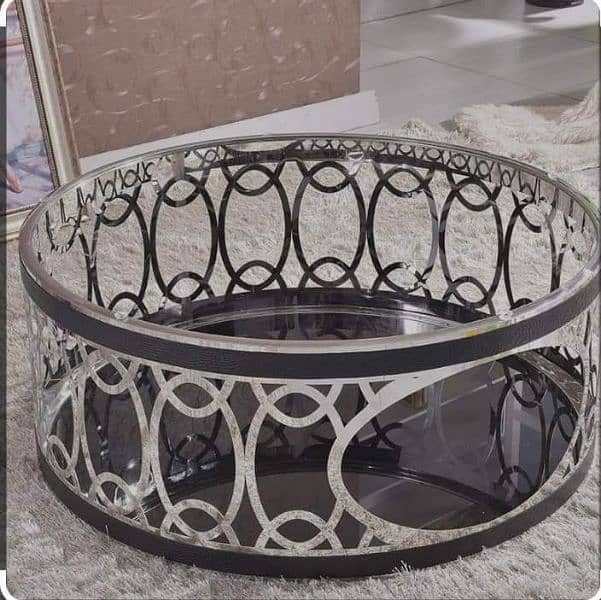 Iron and Brass Table and chairs (Interior Fabrication) 5