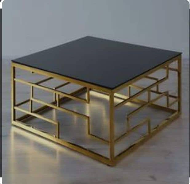 Iron and Brass Table and chairs (Interior Fabrication) 8