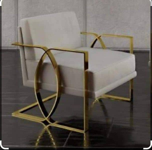 Iron and Brass Table and chairs (Interior Fabrication) 11