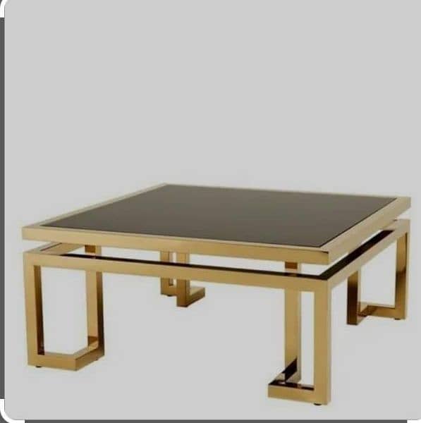 Iron and Brass Table and chairs (Interior Fabrication) 18