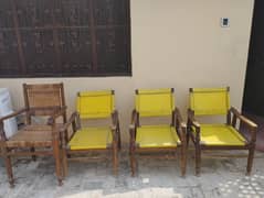 wooden made chairs