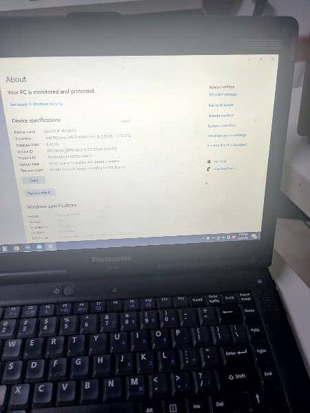 PANASONIC CF53 COREI5 4th Gen 6GB RAM 128SSD 320HDD 1