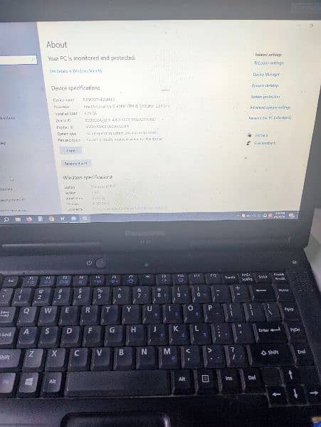 PANASONIC CF53 COREI5 4th Gen 6GB RAM 128SSD 320HDD 5