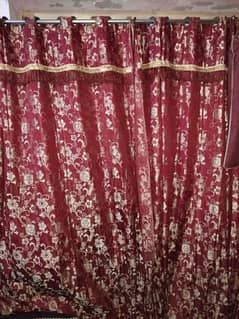 5 piece curtains, jacquard fabric