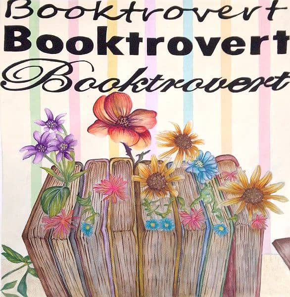 Booktrovert Themed Paintings 13