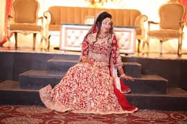 barat bridal dress with jewlry set