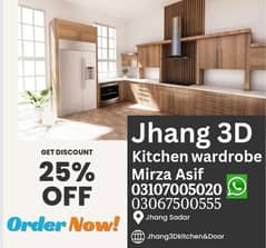 jhang 3D kitchen cabinet and wardrobe