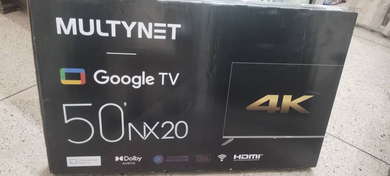 Multynet new official Google TV 50N x20 1