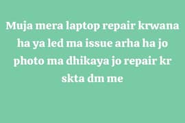 message me who can repair my laptop