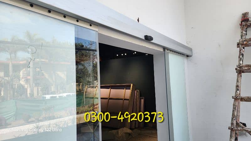 Automatic Sliding Glass door !! Autodoor !! Sensor Glass doors 5