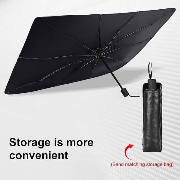 1 Pc Foldable Car Windshield Umbrella, Cash on delivery available 2