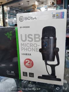 Boya PM500 And Razer Sieren X USB Podcast and Voice Over Mic 0