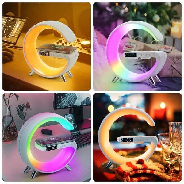 G500 LED Wireless Charging Bluetooth Speaker 8