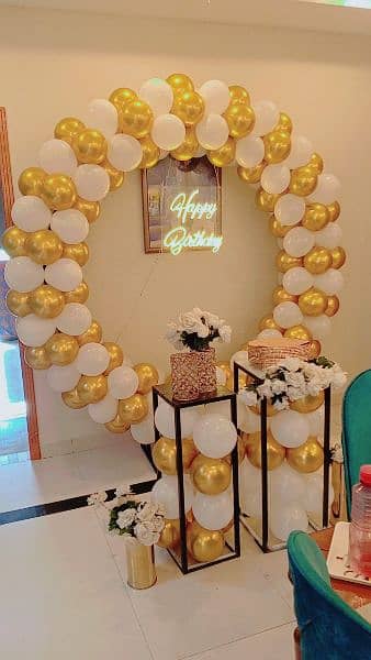 ballons, birthday decor, lighting, mehndi, catering, Event Planners 7