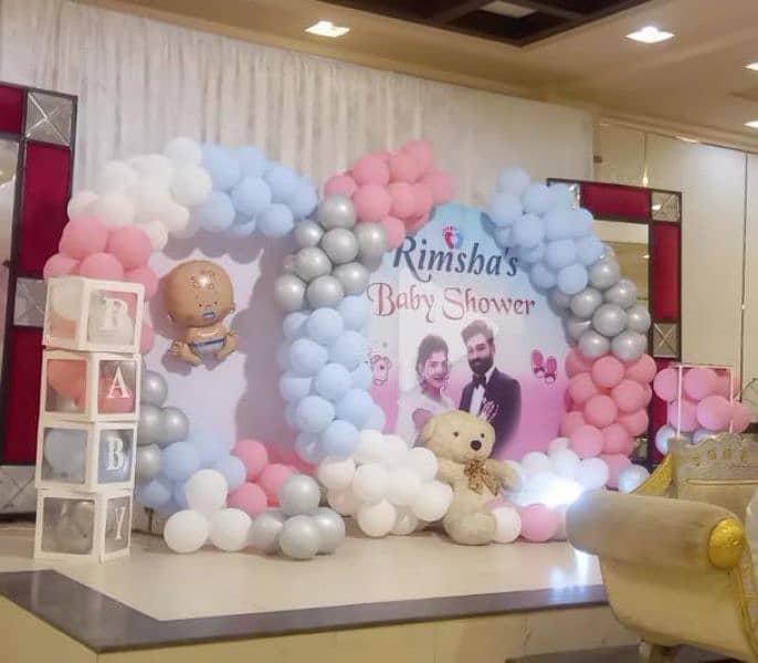 ballons, birthday decor, lighting, mehndi, catering, Event Planners 9