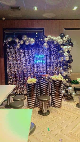 ballons, birthday decor, lighting, mehndi, catering, Event Planners 14