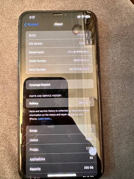 iPhone 11 Pro Max 256gb Dual Physical PTA Approved 8