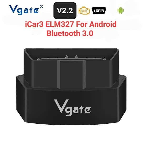 Vgate ELM327 Bluetooth Original Icar3 V2.1 Code Reader Support Android 0