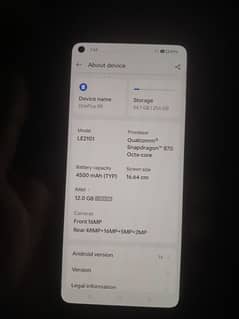 One Plus 19 12GB /256GB 0