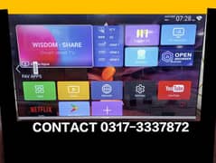 Best Quality picture 43 inch android smart led tv new model