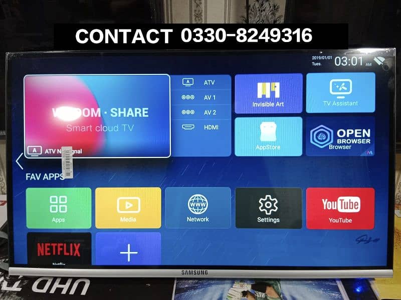 Best Quality picture 43 inch android smart led tv new model 3