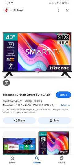 hisence 40" 40E5600F